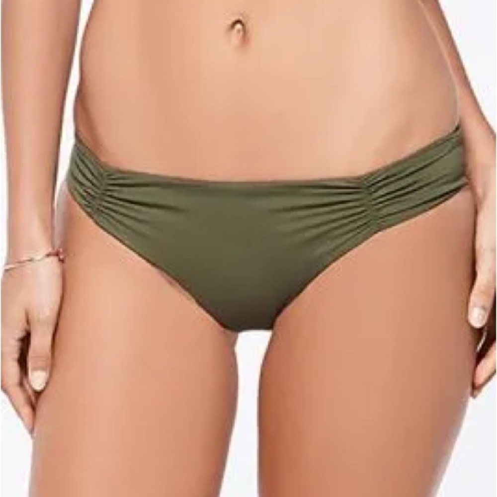 NWOT L*Space Monique full cut bikini bottoms fern